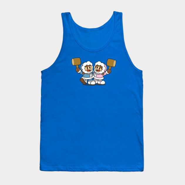 Ice Climbers (Cuphead) Tank Top by LevelADesigns